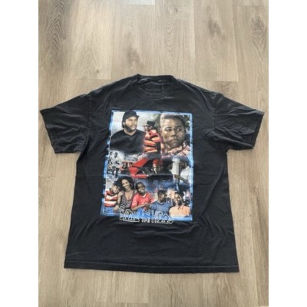 Boys N The Hood T-Shirt Vintage Ice-Cube Graphic Print T Black VTG XL